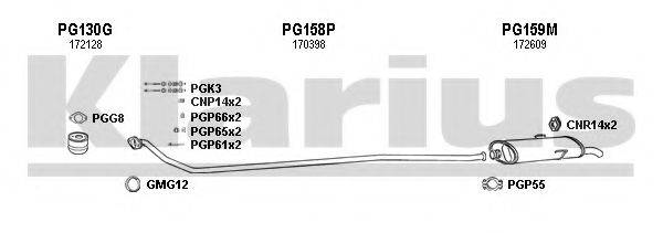 KLARIUS 630188U Система випуску ОГ