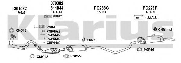 KLARIUS 630228U Система випуску ОГ