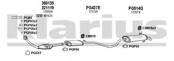 KLARIUS 630319U Система випуску ОГ