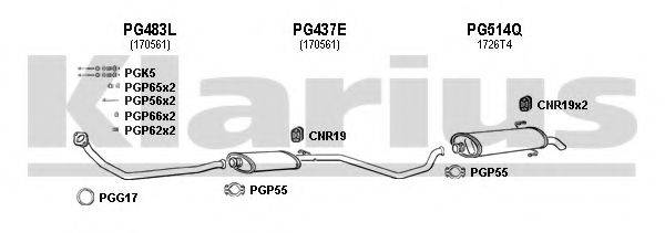 KLARIUS 630465U Система випуску ОГ