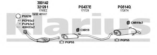 KLARIUS 630633U Система випуску ОГ
