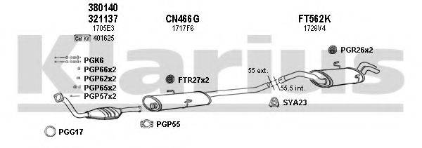 KLARIUS 630643U Система випуску ОГ