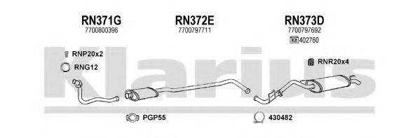 KLARIUS 720166U Система випуску ОГ
