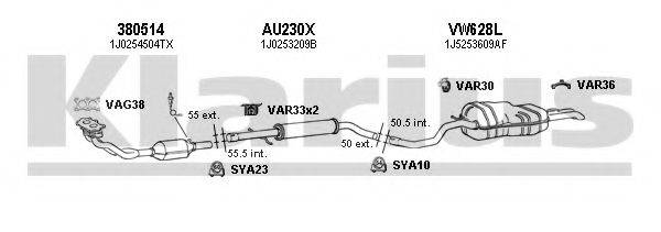KLARIUS 780093U Система випуску ОГ