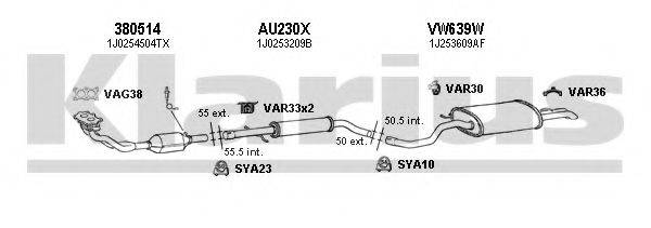 KLARIUS 780100U Система випуску ОГ