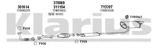 KLARIUS 900283U Система випуску ОГ