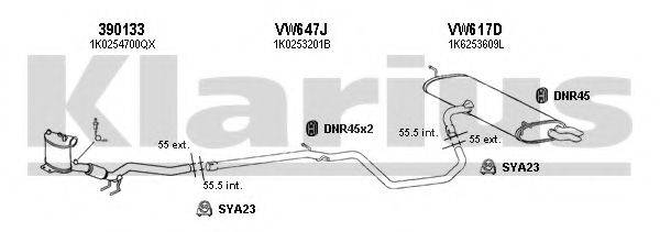 KLARIUS 930948U Система випуску ОГ