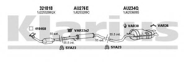 KLARIUS 940467U Система випуску ОГ