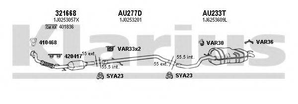 KLARIUS 940538U Система випуску ОГ