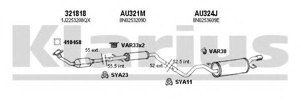 KLARIUS 940635U Система випуску ОГ