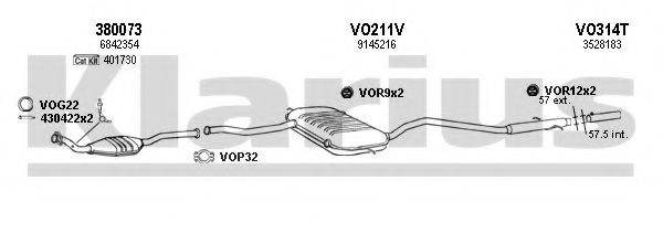 KLARIUS 960228U Система випуску ОГ