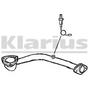 KLARIUS GM394X Труба вихлопного газу