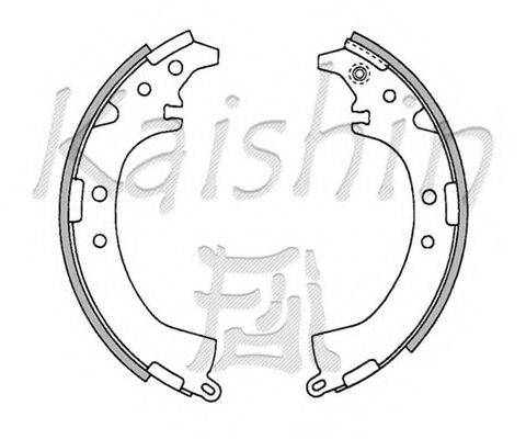 KAISHIN K2333 Комплект гальмівних колодок