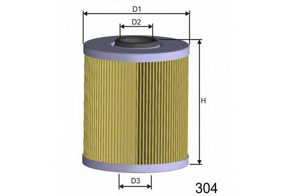 MISFAT F652 Паливний фільтр