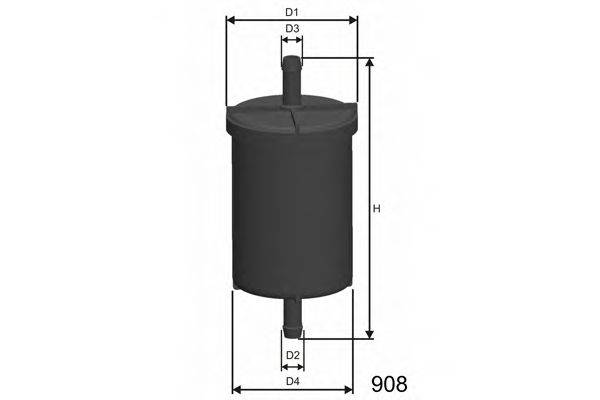 MISFAT E562 Паливний фільтр