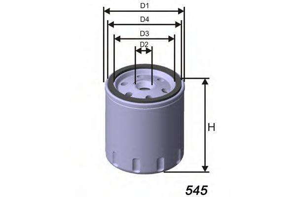 MISFAT Z291 Масляний фільтр