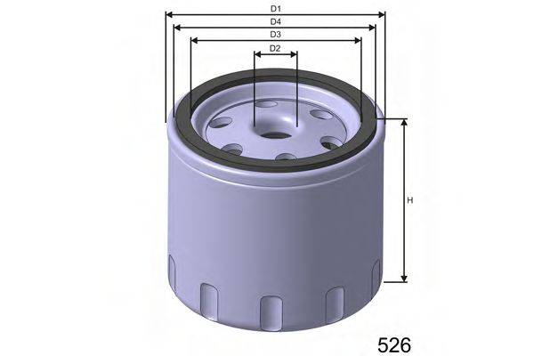 MISFAT M384 Паливний фільтр