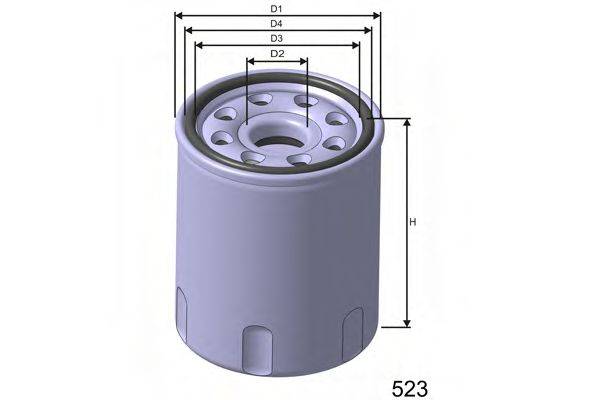 MISFAT Z649 Масляний фільтр