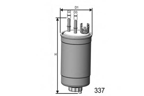 MISFAT M409 Паливний фільтр