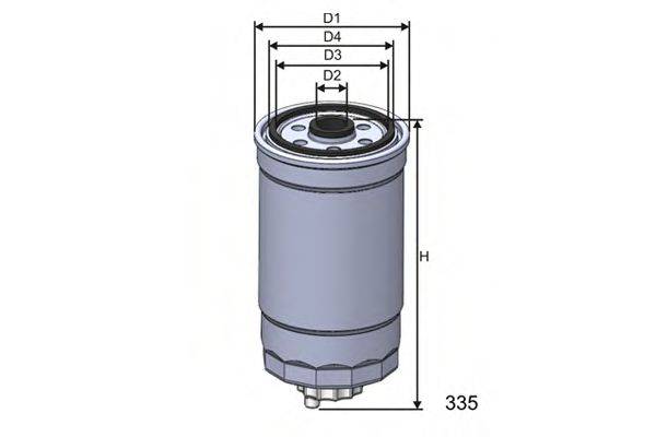 MISFAT M378 Паливний фільтр