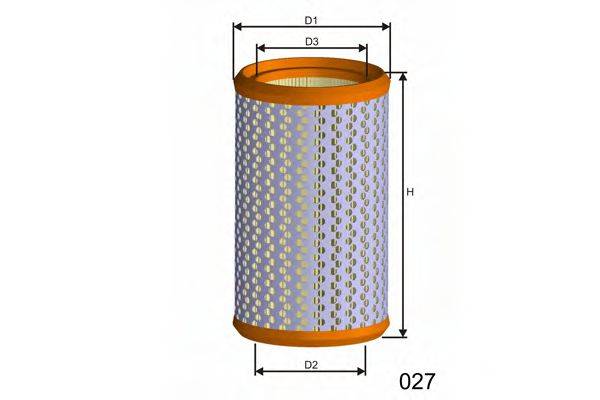 MISFAT R267 Повітряний фільтр