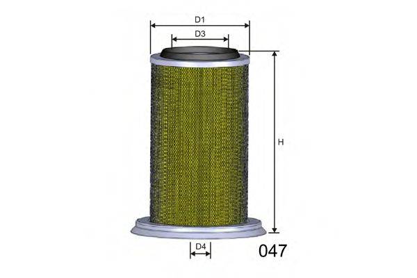 MISFAT R884 Повітряний фільтр