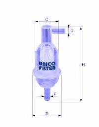 UNICO FILTER FI31055 Паливний фільтр