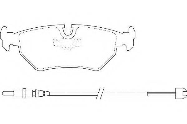 WAGNER WBP21275A Комплект гальмівних колодок, дискове гальмо