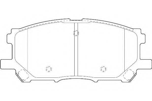 WAGNER WBP23989A Комплект гальмівних колодок, дискове гальмо