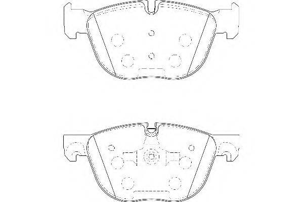 WAGNER WBP24170A Комплект гальмівних колодок, дискове гальмо