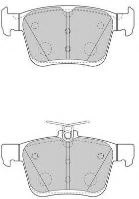 WAGNER WBP25008A Комплект гальмівних колодок, дискове гальмо