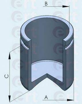 ERT 150516C Поршень, корпус скоби гальма