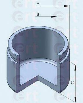 ERT 150825C Поршень, корпус скоби гальма