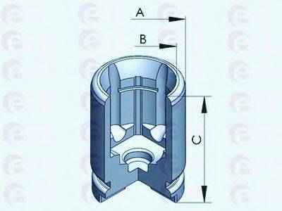 ERT 150873C Поршень, корпус скоби гальма