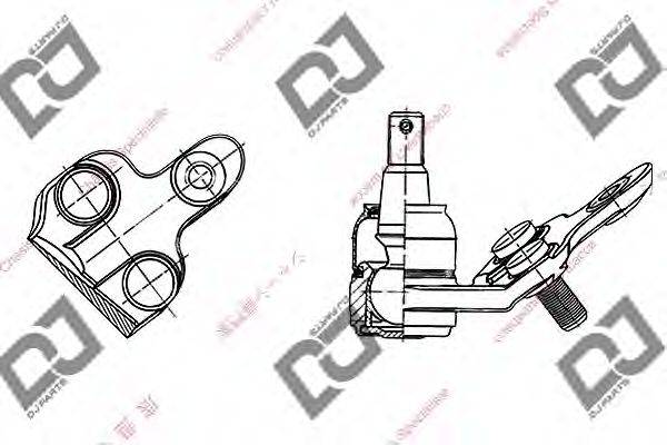 DJ PARTS DB1001 несучий / напрямний шарнір