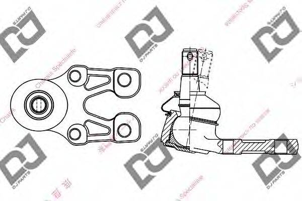 DJ PARTS DB1011 несучий / напрямний шарнір