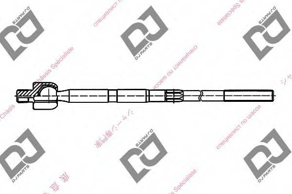 DJ PARTS DR1086 Осьовий шарнір, рульова тяга