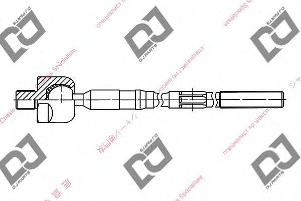 DJ PARTS DR1021 Осьовий шарнір, рульова тяга