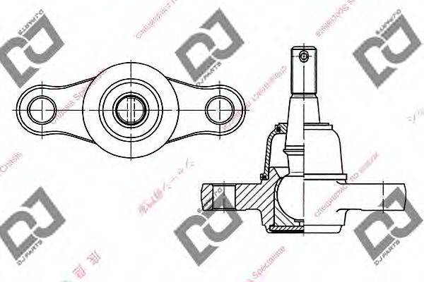 DJ PARTS DB1096 несучий / напрямний шарнір