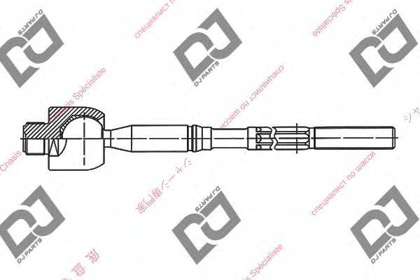 DJ PARTS DR1017 Осьовий шарнір, рульова тяга