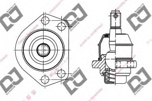 DJ PARTS DB1111 несучий / напрямний шарнір