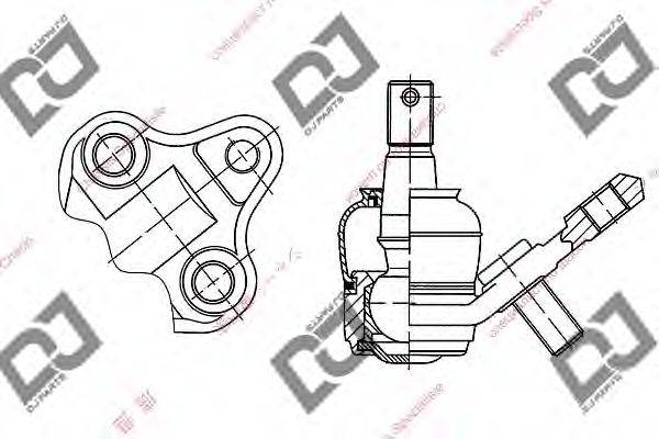 DJ PARTS DB1130 несучий / напрямний шарнір