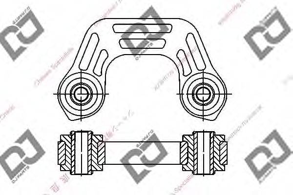 DJ PARTS DL1073 Тяга/стійка, стабілізатор