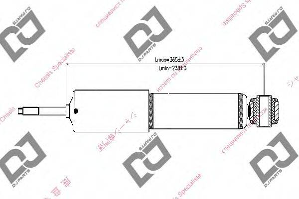 DJ PARTS DS1205GT Амортизатор