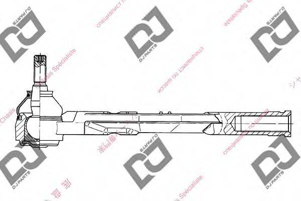 DJ PARTS DE1142 Наконечник поперечної кермової тяги