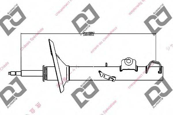 DJ PARTS DS1207GS Амортизатор