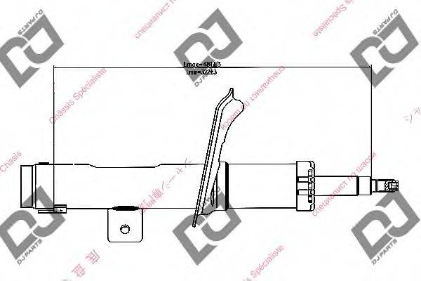 DJ PARTS DS1218GS Амортизатор