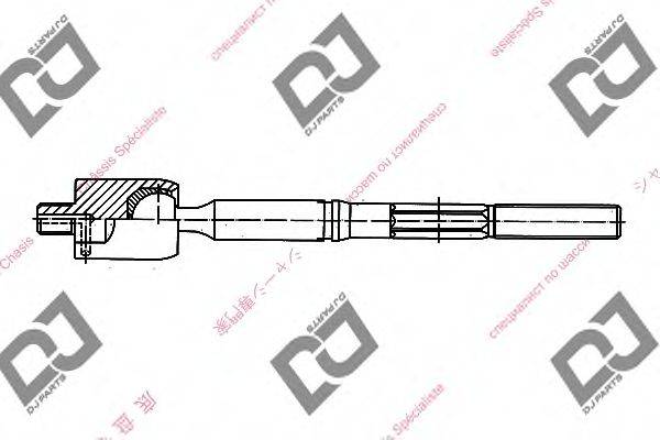 DJ PARTS DR1088 Осьовий шарнір, рульова тяга