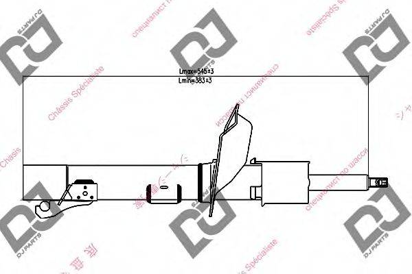 DJ PARTS DS1236GS Амортизатор