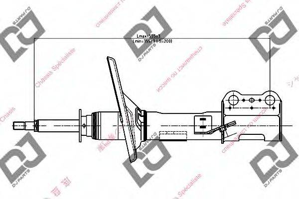 DJ PARTS DS1033GS Амортизатор